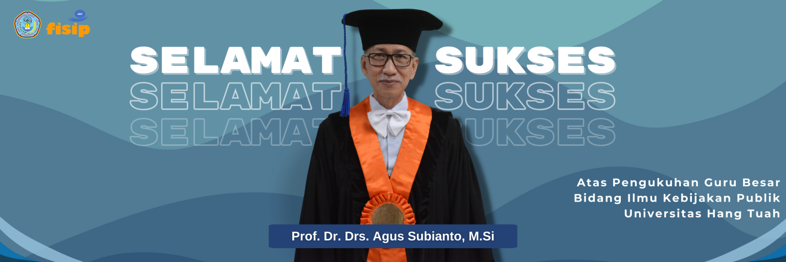 Selamat Dan Sukses Atas Pengukuhan Guru Besar Bidang Ilmu Kebijakan ...